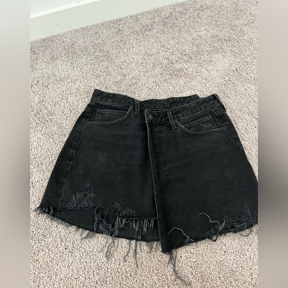 AGOLDE criss-cross skirt size 27